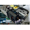 340w tsy misy rivotra mangatsiaka avy amin'ny 3 x 5inch psu